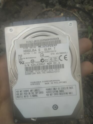 видеокарта ош: Накопитель, Toshiba, HDD, 2.5", Для ноутбука