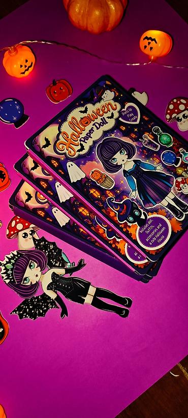 oyuncaq atlar: Məhsul: Halloween Paper Doll – geyindir-bəzə yaradıcılıq dəsti 🎃 — 2
