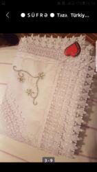 Digər qab-qacaq və mətbəx ləvazimatları: Süfrə. Təzə. Türkiyə istehsalı. Tac firması. Ölçü - 220 x 160 — 5