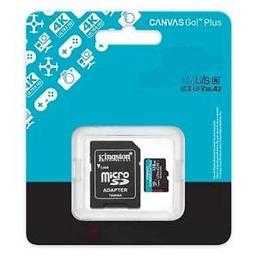 Memorijske kartice za kamere: Kingston Canvas Go! Plus microSDXC 128GB sa SD adapterom - Kapacitet na lalafo.rs — 14 Memorijske kartice za kamere: Kingston Canvas Go! Plus microSDXC 128GB sa SD adapterom - Kapacitet — 14