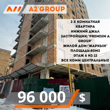 Другая коммерческая недвижимость: 2 комнаты, 80 м², Элитка, 6 этаж, ПСО (под самоотделку)