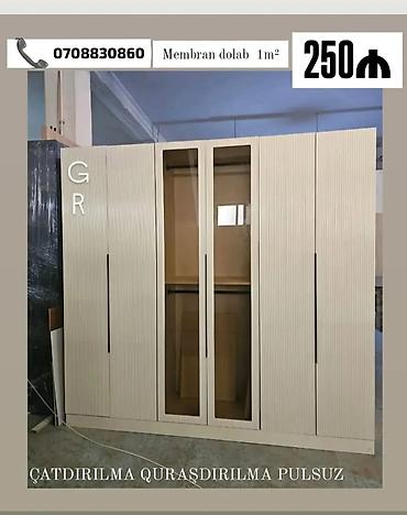 ucuz perde dünyası: Məhsul: Membran dolab - Material: membran üzlü - Ölçü hesablama: 1 m² — 1