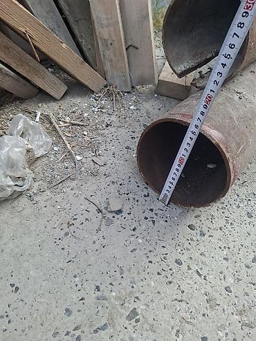 dəmir truba: Məhsul: Metal borular (dəmir) Təsvir: - 4 ədəd qalın divarlı metal — 3