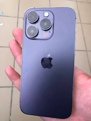 купить ноутбук в бишкеке в рассрочку: IPhone 14 Pro, Б/у, 256 ГБ, Natural Titanium, 81 %
