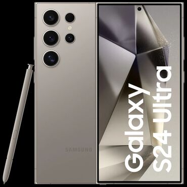 Samsung: Samsung Galaxy S24 Ultra, 1 TB, rəng - Qızılı, Kredit, Sensor, Barmaq izi