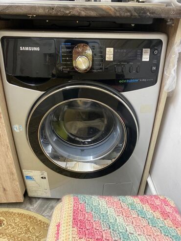 подставка для стиральной машины: Paltaryuyan maşın Samsung, 6 kq, İşlənmiş, Avtomat, Qurutma var, Ünvandan götürmə