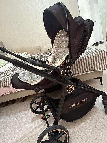 ining baby коляска: Коляска, цвет - Черный, Б/у, Самовывоз, Бесплатная доставка, Платная доставка — 3