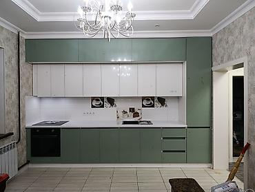 Кухонные гарнитуры: Кухонный гарнитур, Новый, цвет - Серый, МДФ, Бесплатная доставка — 23