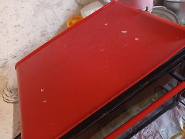turk sobası: Elektrik mini soba – qırmızı korpuslu, mexaniki idarəetmə - Brend — 1