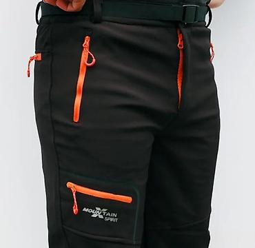 Odeća za skijanje: Muške planinarske/trekking pantalone – Mountain X Spirit - Materijal — 1