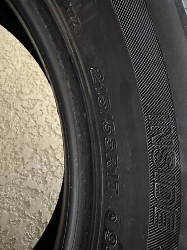 Шины: Шины 215 / 55 / R 17, Зима, Б/у, Комплект, Легковые, Bridgestone — 3