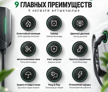 автозарядки: Зарядное устройство для электромобиля GBT, 3.5 кВт, 16A, 1‑фаза — 8