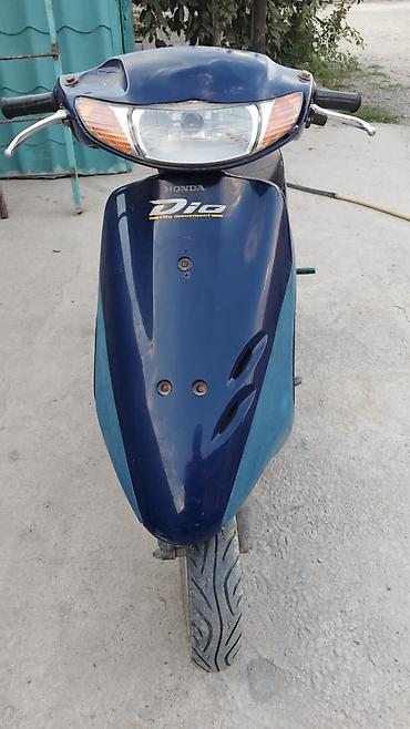 мото байк: Скутер Honda Dio (двухтактный), синие пластиковые панели. Легкий — 2