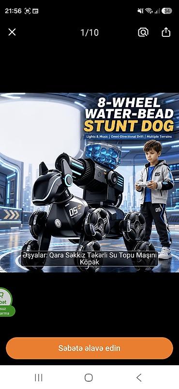 Robotlar və transformerlər: RC Robot İt – D5 model - Göstərilən dəstdə futuristik dizaynlı — 12