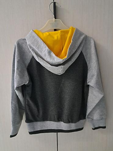 usag geyimi: Armani Junior (İtaliya) kapüşonlu uşaq svitşortu - Brend: Armani — 2