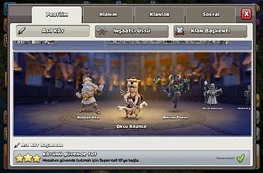 berber eşyaları: Clash of Clans hesabı – Orijinal Supercell ID-lə bağlı profil - Şəhər — 6