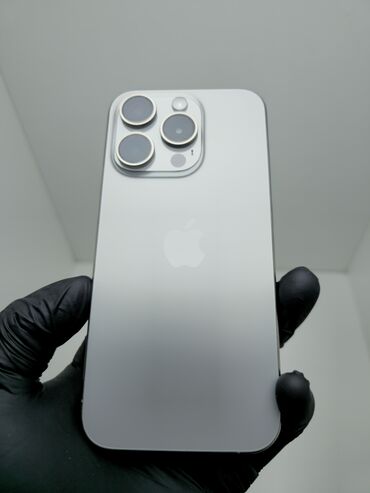 телефон для детей: IPhone 15 Pro, Б/у, 256 ГБ, Natural Titanium, Защитное стекло, Чехол, Стилус, 100 %