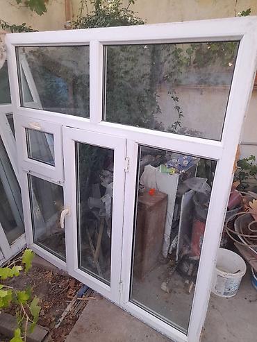 Təmir və tikinti: PVC pəncərə-balkon qapısı dəsti salam .böyükdən 3 dənədi,balacadan 2 — 2