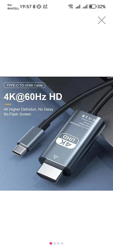 hdmi kabel mini: HDMİ və 4K video Cupture ikisi bir yerdə 40 azn 
İstifadə olunmayıb — 2