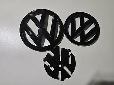 Ostali delovi karoserije: PREDNJI ZNAK GOLF 7 - CRNI ORIGINAL | NOVO ! ORIGINALNI ZNAKOVI (za — 3