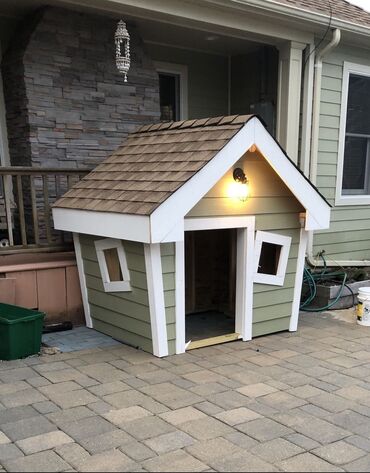 Yuvalar: İstənilən növ it evlərinin sifarişi qəbul olunur.Materiallar taxtadan — 9