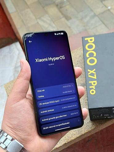 pubg random: Poco X7 Pro, 256 GB, rəng - Qara, Zəmanət, Barmaq izi, Simsiz şarj — 4
