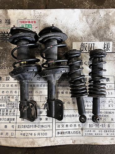 Амортизаторы, пневмобаллоны: Комплект амортизаторов Subaru Б/у, Оригинал, Япония — 8