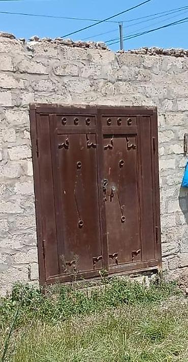 Həyət darvazaları: Məhsul: Dəmir darvaza (ikiqanad) Təsvir: - Material: Tammetal (qalın — 1