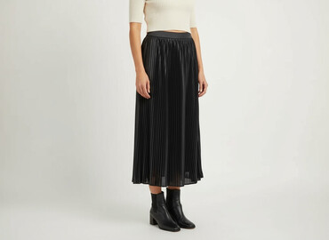 spódnice plisowane niebieska: DISTRIKT NØRREBRO, Women`s skirt, size S