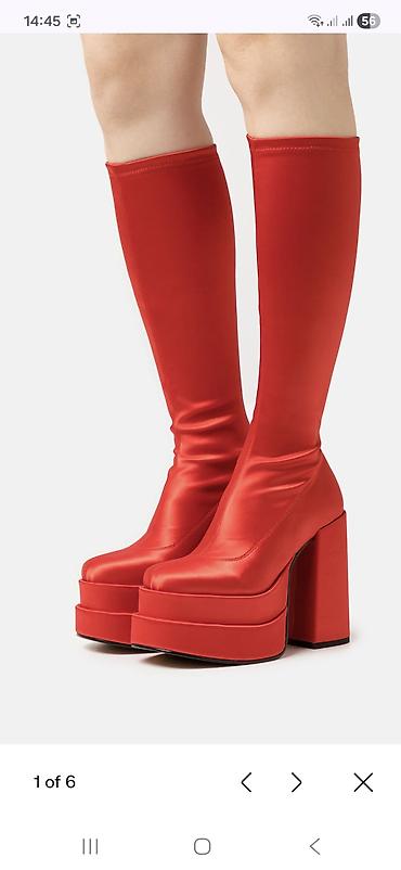 Čizme: Čizme, 36, bоја - Crvena — 32