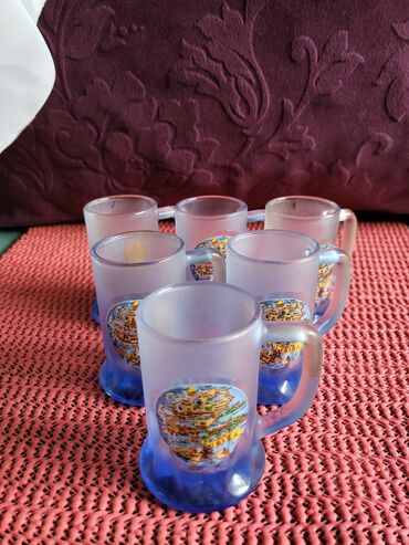 Čaše: Casice vintaz za zestoko pice. Casice bez ostecenja. mlecna — 5