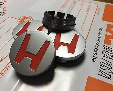 Gume i felne: ČEPOVI POKLOPCI ZA FELNE HONDA 60 MM 56 MM - CRVENI ZNAK | — 1