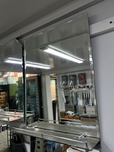 настенный шкаф для ванной комнаты: Шкаф для ванной, С зеркалом, Другой материал