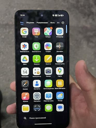 телефон ми бу: Xiaomi, 13, Б/у, 256 ГБ, цвет - Черный, 2 SIM — 2