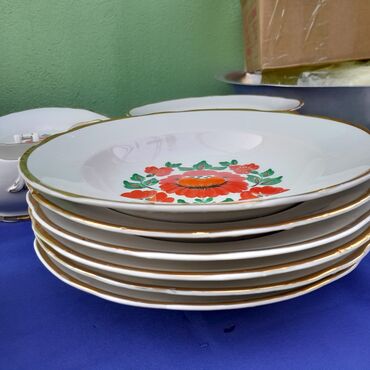 Nahar dəstləri və servizlər: Nahar dəsti, rəng - Ağ, Farfor — 8