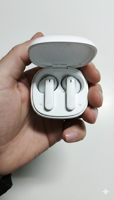 ağ qulaq: İşlənmiş Simsiz (Bluetooth) Qulaqcıqlar, JBL, rəng - Ağ — 2