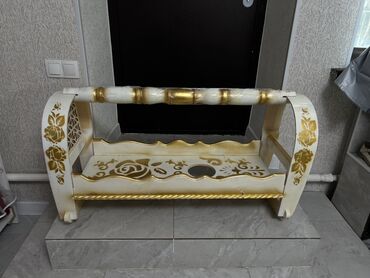 Люльки: Люлька, Новый, Качалка, Дерево, цвет - Белый — 9