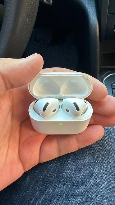 наушники pro: Беспроводные вакуумные наушники, Apple, AirPods Pro, Б/у — 2