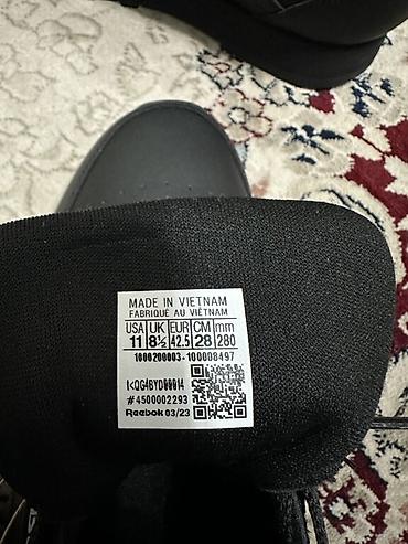 Кроссовки и спортивная обувь: Мужские кроссовки, 42, Reebok, Новый, цвет - Черный, Бесплатная доставка, Самовывоз — 9