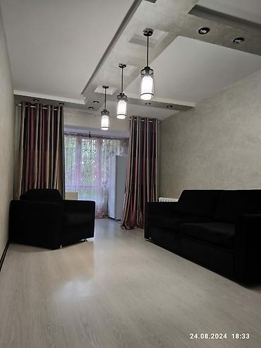 2 комнаты, 48 м², 7 мкр 104 серия, 1 этаж, Евроремонт