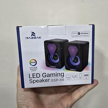dji mini mic: Колонки 6w 3wx2 RAZEAK LED GAMING GSP-X6, AUX USB, новые рабочие 100% — 1
