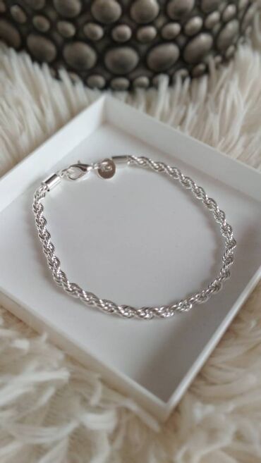 srebrno lance zensko cena: Chain bracelet, Material: Silver