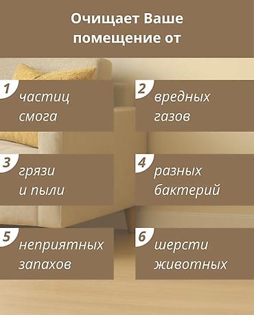 61: Воздухоочиститель MiJia Настольный, 40-50 м², Воздушный, НЕРА, Антибактериальный — 2