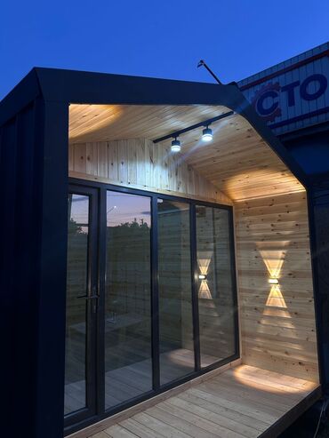 Вагоны: Продается готовый барнхаус 27кв.м. 630тыс.сом. Полностью с ремонтом — 2