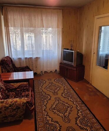аренда квартира в бишкеке без посредников: 2 комнаты, 42 м², Хрущевка, 4 этаж, Косметический ремонт