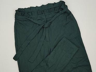 pull and bear spodnie lniane: Spodnie materiałowe damskie, rozmiar M — 1