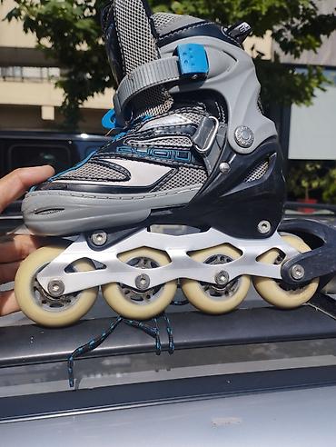 İdman və istirahət: İnline konkisürmə (roller skates) – tənzimlənən ölçülü, 4 təkərli — 1