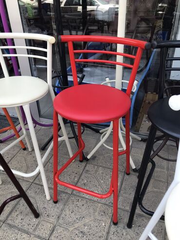 Restoran mebeli: Bar oturacaqlari zavod istehsalidir qalin demirlidir oturacaq hisse — 11