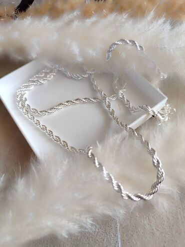 dove set neseser: Set: Bracelet, Necklace, Material: Silver