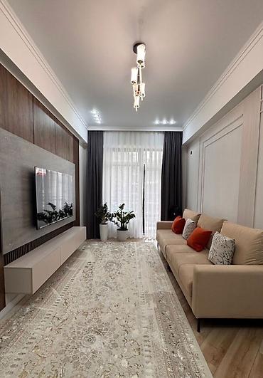 креакон: 2 комнаты, 77 м², Асанбай мкр Элитка, 9 этаж, Евроремонт — 6